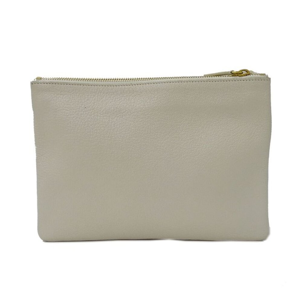 Celine Bag Shoulder Bag Trio Large Leather White Cream Going Out - Picture 2 of 10